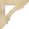 Ekena Millwork Merced Slat Rough Sawn Bracket, Douglas Fir, 4"W x 24"D x 24"H BKT04X24X24MRC06RDF - alternate 3